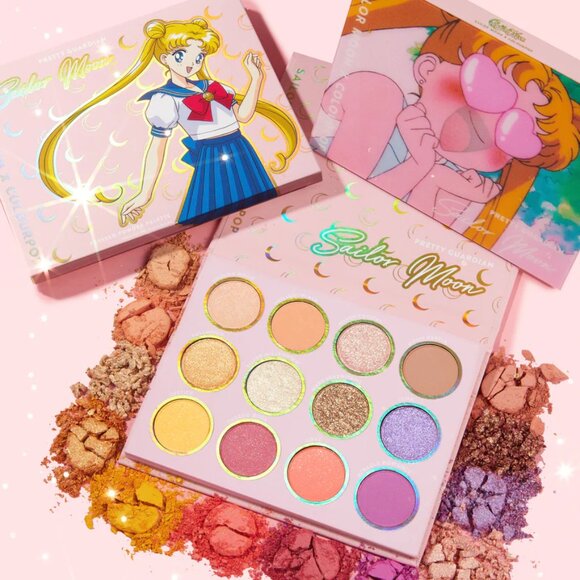 Colourpop Other - NWT New Sailor Moon ColourPop Colab Pretty Guardian Shadow Palette Blush Anime